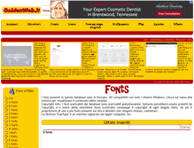 Tablet Screenshot of fonts.goldenweb.it
